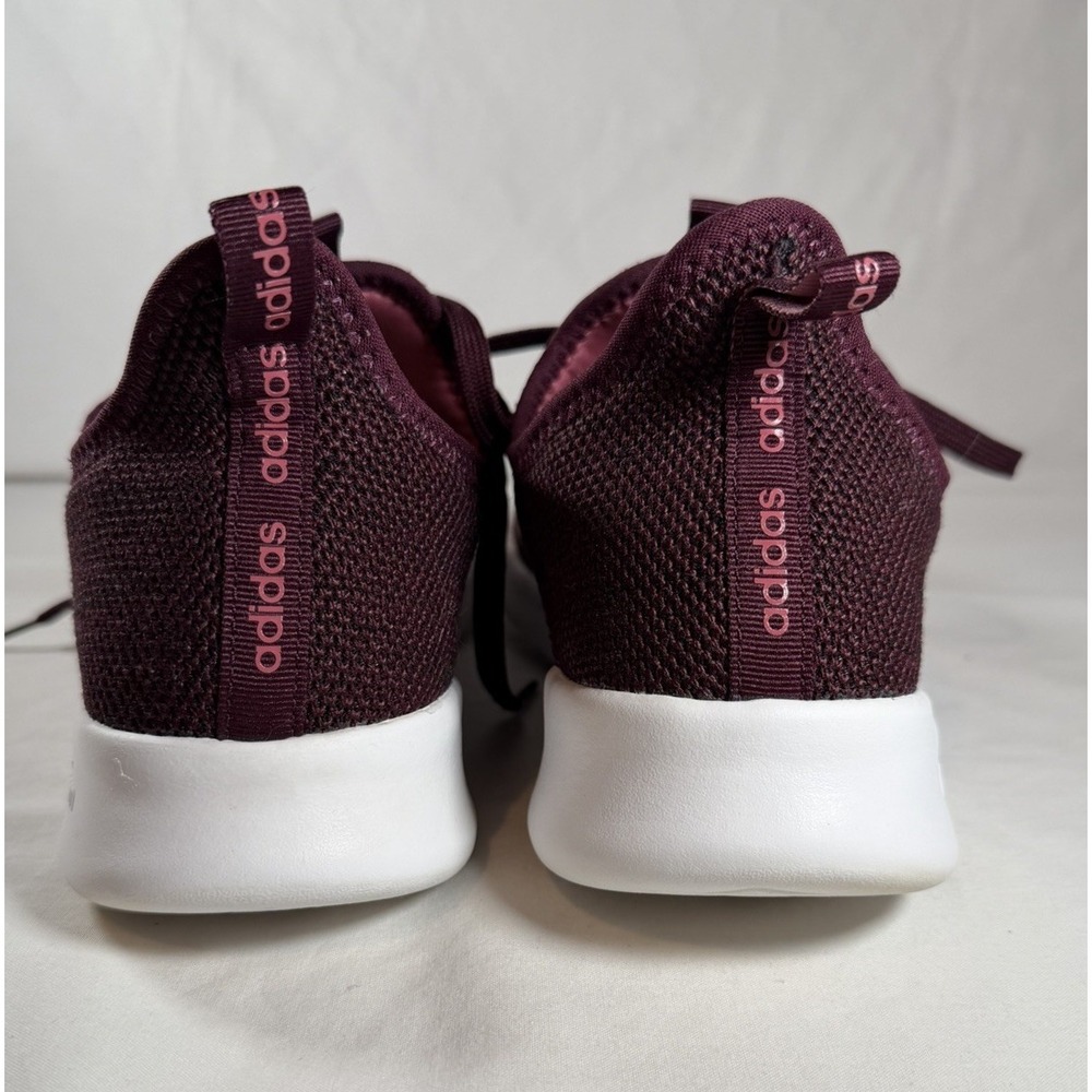 Adidas Cloudfoam Pure Burgundy Womens 9.5 Comfort Walking Lightweight B43675 - Picture 3 of 6